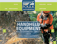 Tablet Screenshot of foulklawn.com
